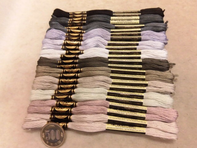 ☆刺繍糸☆刺しゅう糸17N41W☆ＤＭＣ２５番２３☆２４本