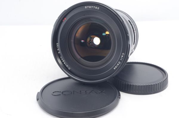 外観美品★CONTAX コンタックス Carl Zeiss Distagon T* 3.5/35 35mm F3.5 645マウント フィルムカメラ用レンズ R5514