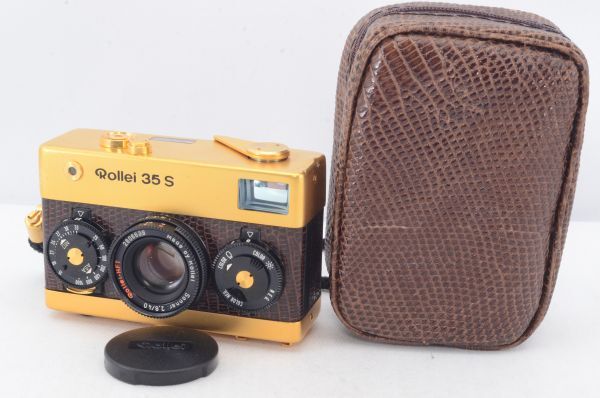 Rollei ローライ 35S ゴールド 60周年記念モデル 1500台限定 コンパクトフィルムカメラ Rollei 35S Gold 60TH Limited Model ＃R5497