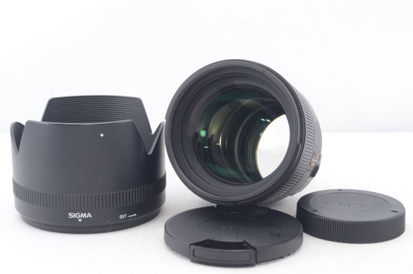 美品★SIGMA シグマ 85mm F1.4 EX DG HSM キヤノン Canon用 フルサイズ対応 単焦点中望遠レンズ R5494