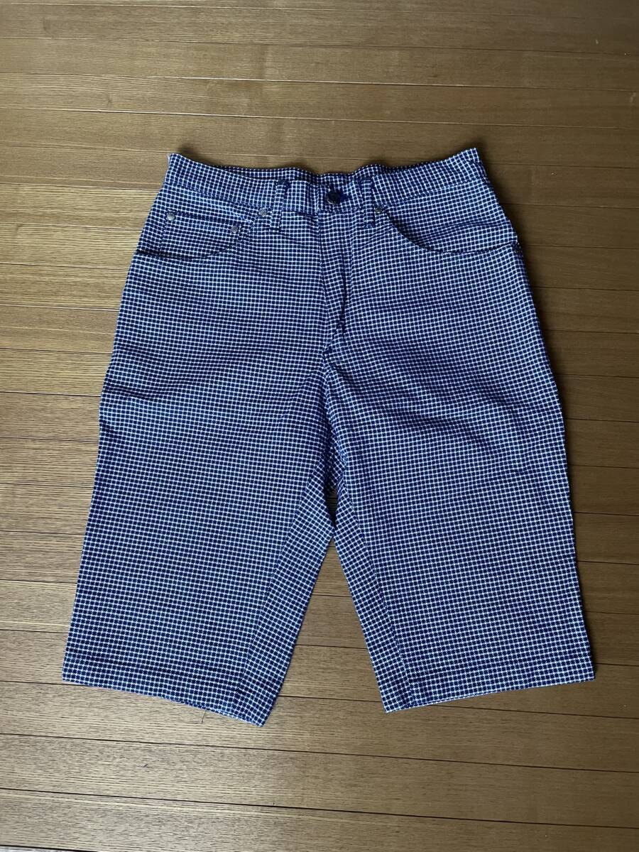 ドイツ製　KEMPEL　ワークハーフパンツ　千鳥格子
