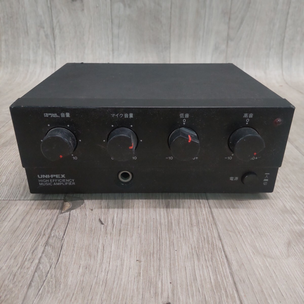 ESSD-260306-578 UNI-PEX ユニペックス アンプ UA-6 ミュージック 卓上 コンパクト 音響機器 音楽 オーディオ