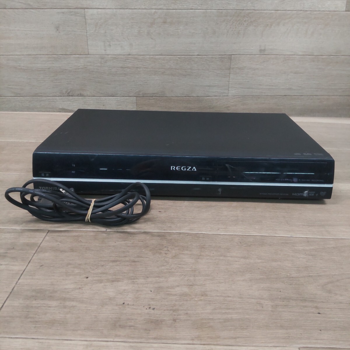 LKT-260313-782 TOSHIBA 東芝 HDD&DVDビデオレコーダー RD-R100 2011年製 映像機器 REGZA ブラック 通電確認済み 現状品