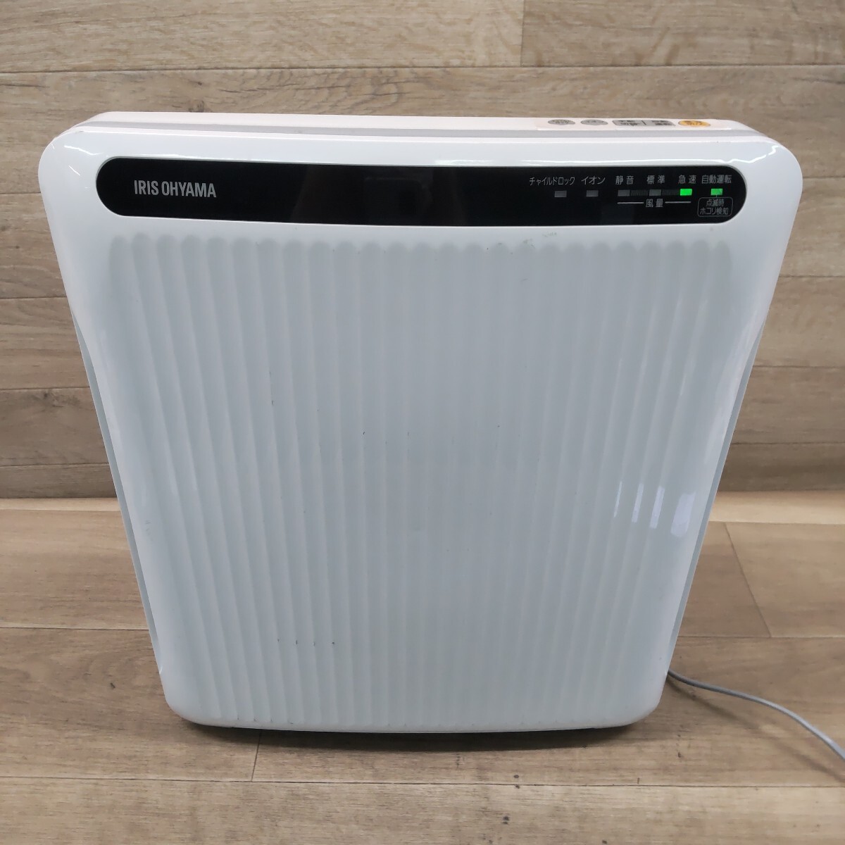 LKT-260313-833 IRISOHYAMA アイリスオーヤマ 空気清浄機 PMAC-100-S 2019年製 花粉 PM2.5 ホワイト 通電確認済み 現状品