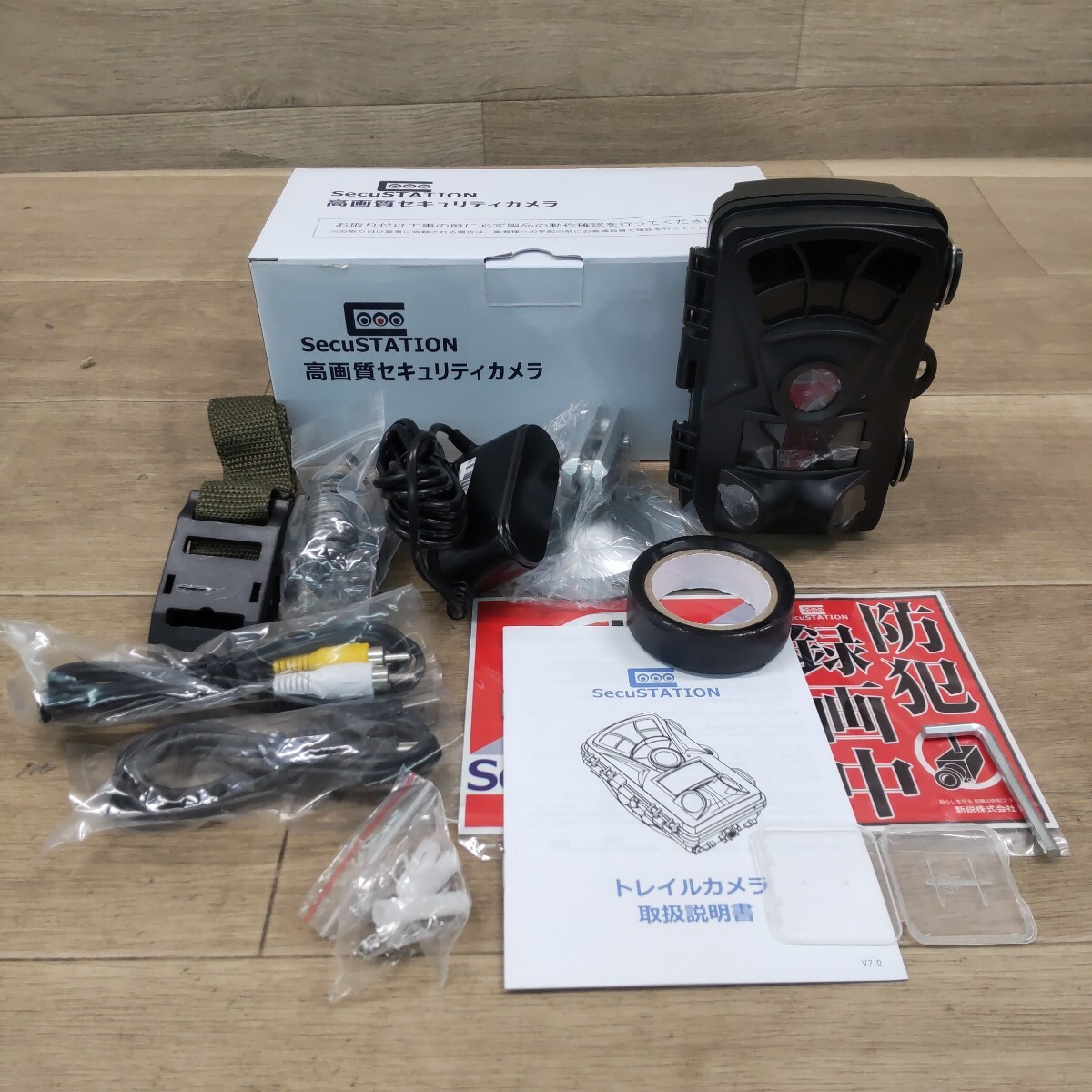 LKT-260313-856 【未使用】 SecuSTATION トレイルカメラ SC-MB68 セキュリティカメラ 小型 カメラ 防犯 監視 コンパクト 