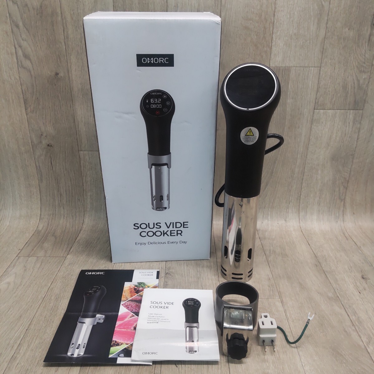 ESKT-260313-860 OMORC オモーク LS-SV02A タッチ低温調理器 キッチン 調理家電 調理器具 真空調理器 低温調理器具