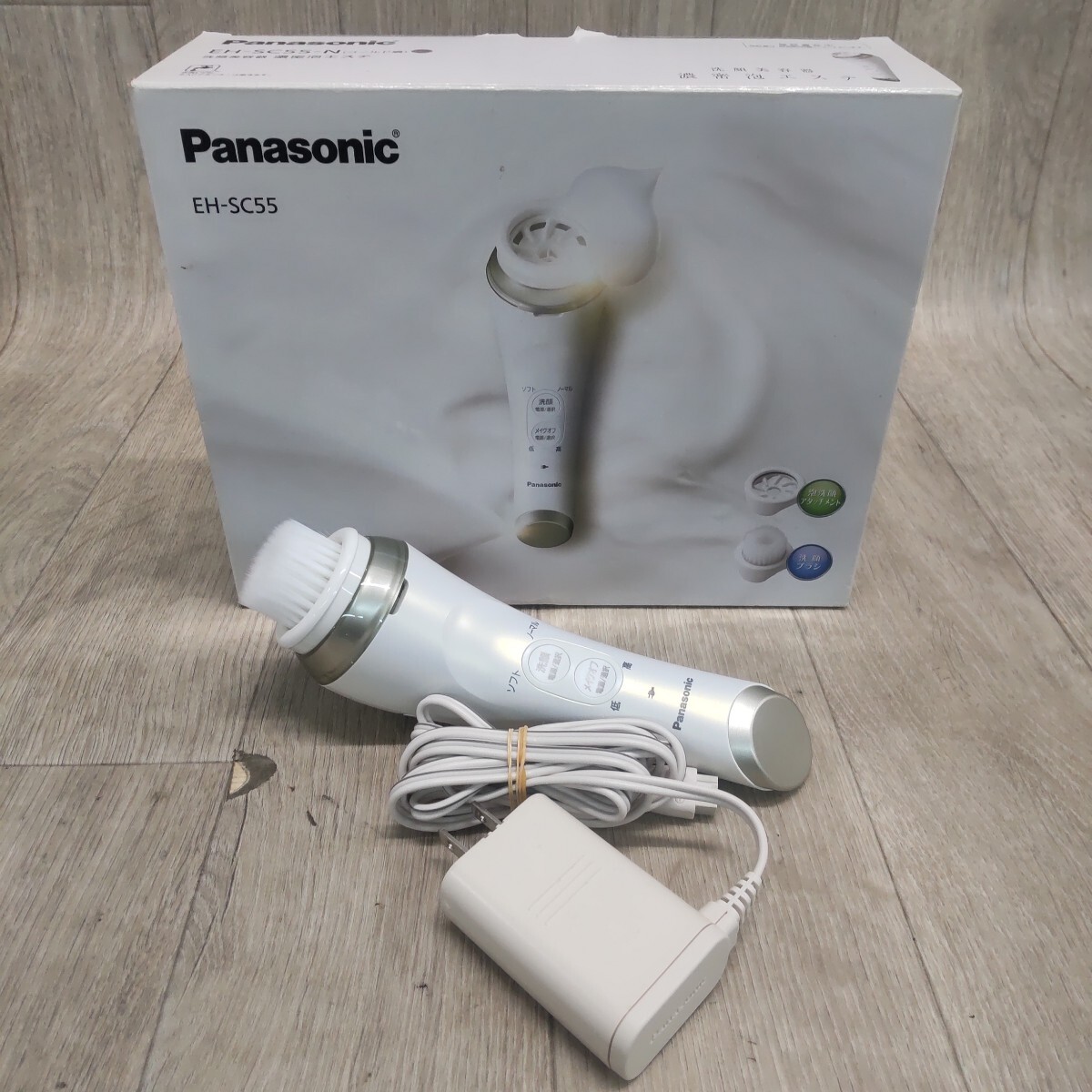 ESKT-260313-894 Panasonic パナソニック 洗顔美容器 濃密泡エステ EH-SC55-N フェイス用 洗顔 メイクオフ 通電確認済み