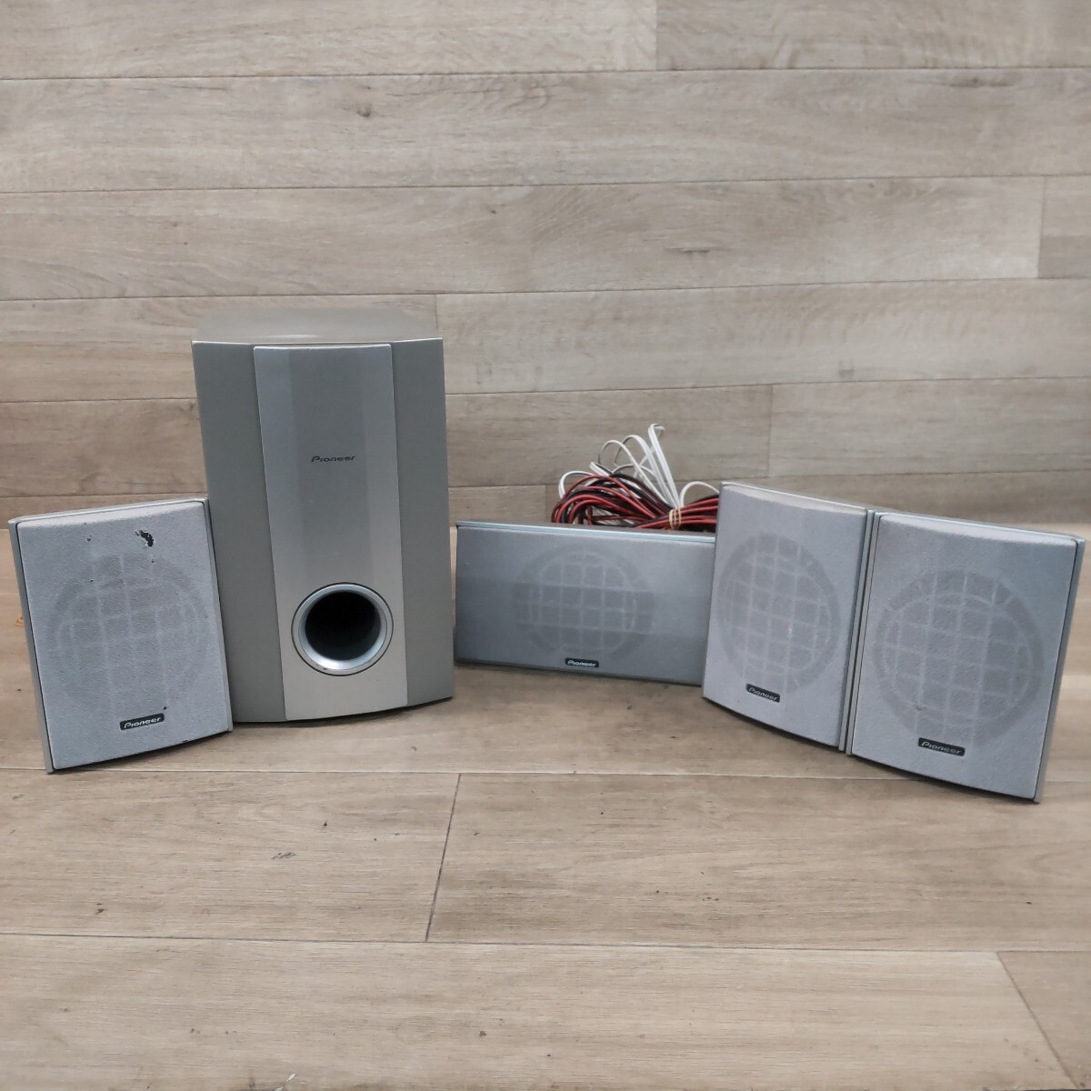 LHO-260319-1168 Pioneer パイオニア スピーカーセット S-DV33 5点セット オーディオ機器 音響機器 音出し確認済み