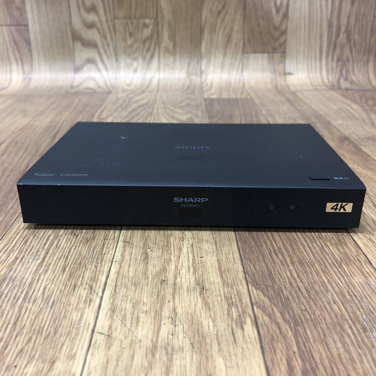 AHO-260319-1126 SHARP シャープ AQUOS アクオス 4S-C00AS1 4Kチューナー 2018年製 現状品