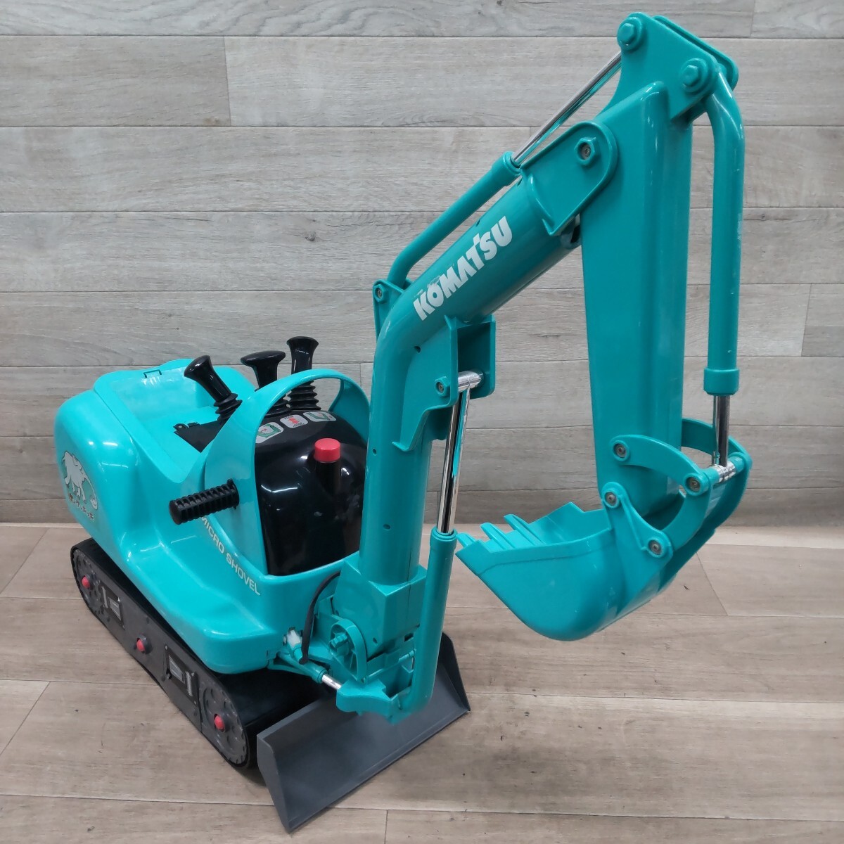 LHO-260319-1169 KOMATSU コマツ ショベルカー PC01 乗用玩具 ケンケンキッキ MICRO SHOVEL 乗用マイクロショベル 直接引取可 動作確認済み