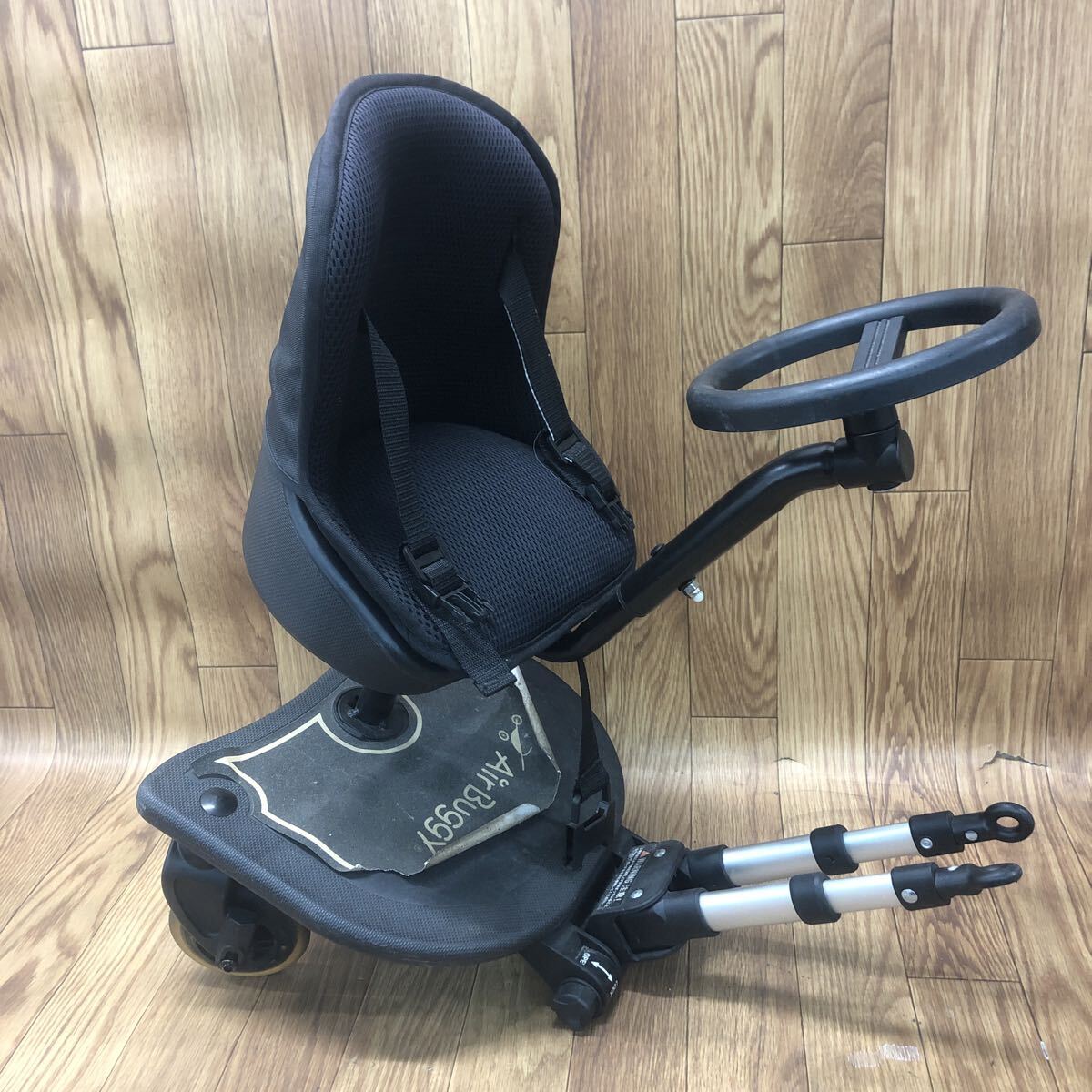 AHO-260319-1188 AirBuggy エアバギー ステップボード 2WAY ツーウェイボード ベビーカーステップ 子供用 キッズ 現状品