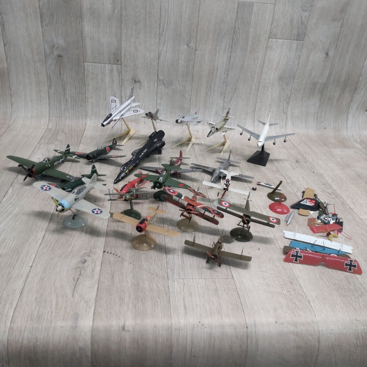 L3P-260325-1283 戦闘機 航空機 軍用機 飛行機 模型 プラモデル まとめセット JAL アメリカ軍 現状品