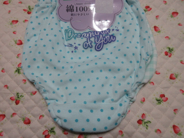 【新品】Girl/女児・ジュニア・ショーツ（160）2枚組・53［11-CF2-0］