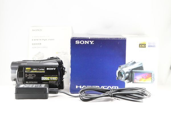 ★極上品★ソニー SONY HDR-SR12 ハンディカム デジタルビデオカメラ★液晶難あり 元箱付★107180
