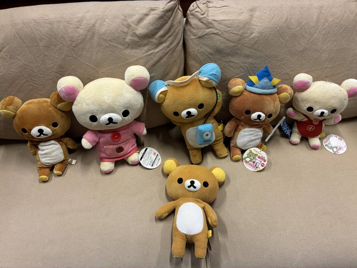 【 リラックマ ぬいぐるみ まとめて ⑭ 】リラックマ コリラックマ キイロイトリ マスコット プライズ サンエックス