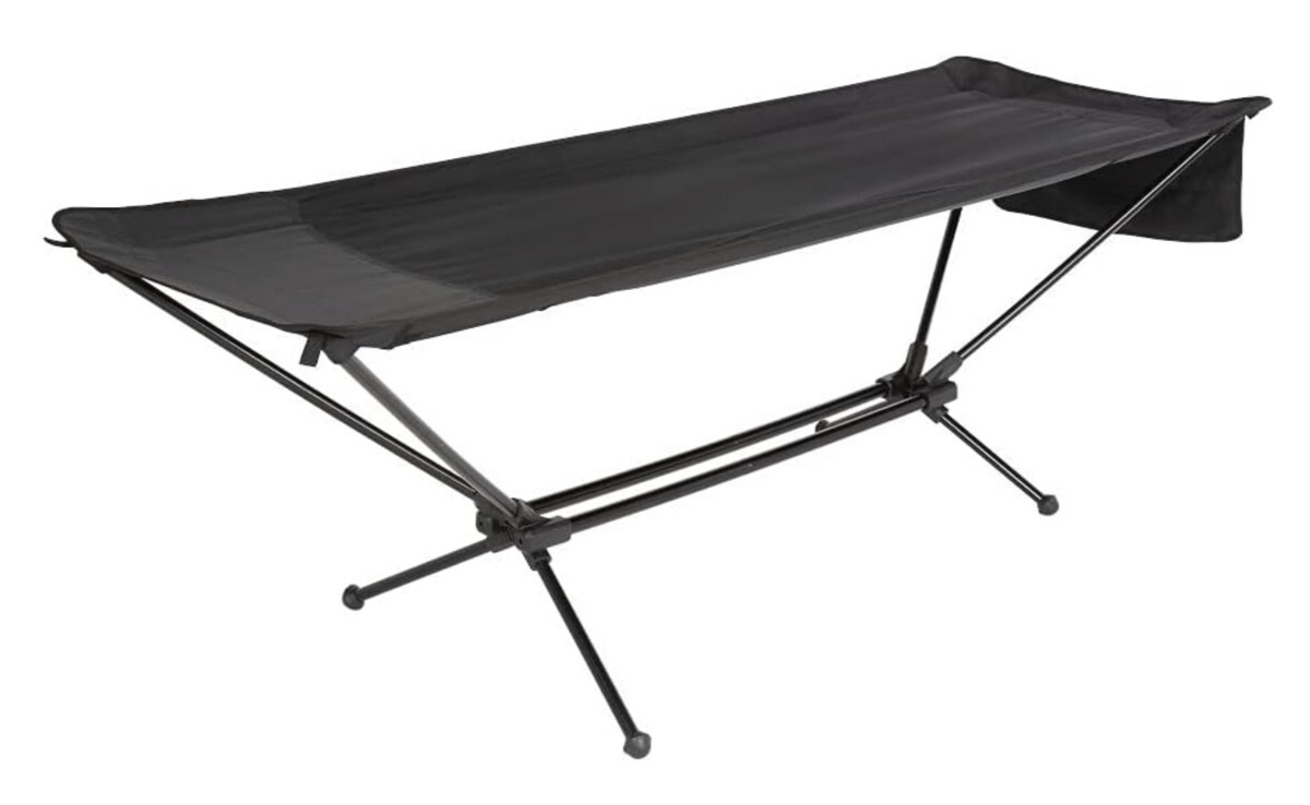 ポータブル キャンプコット 折りたたみ式 アウトドアベッド ハンモック