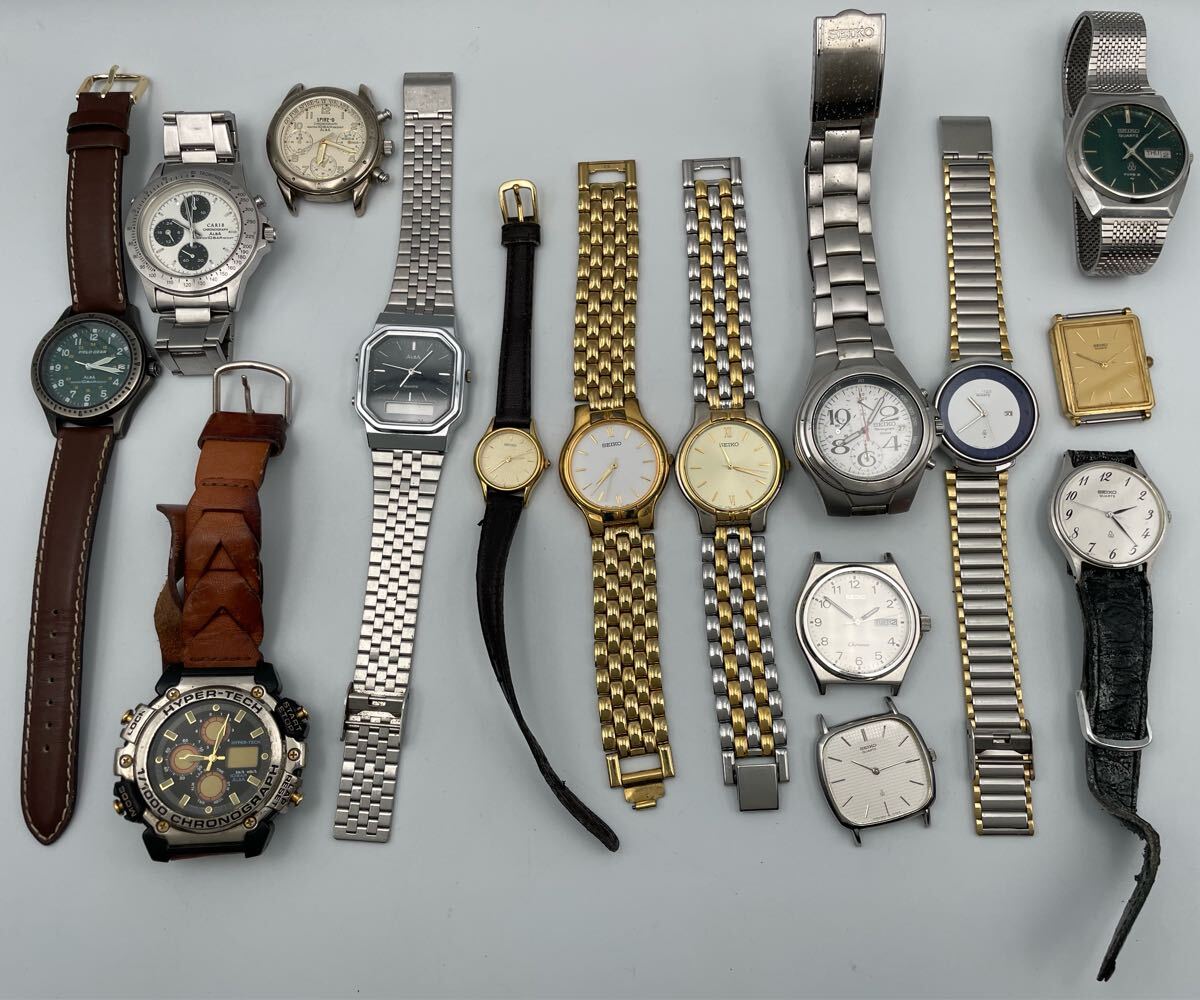 FS4479A078 SEIKO セイコー ALBA アルバなど 腕時計おまとめ 15点 クォーツ　不動 ジャンク 部品　現状品