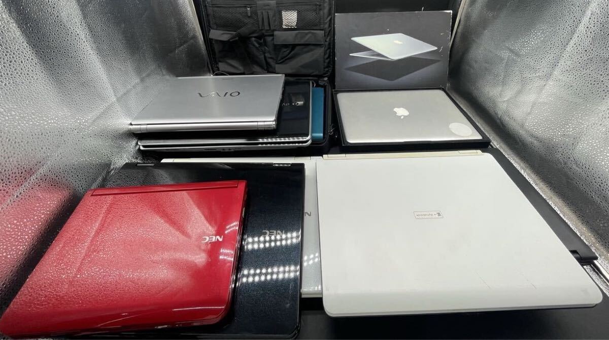 FS4479A085 ノートパソコン おまとめ NEC TOSHIBA dynabook SONY VAIO MacBook Airなど　計9点 動作未確認です。ジャンク 部品用 現状品