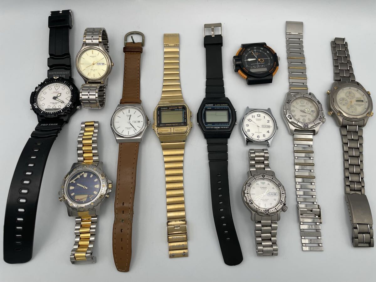 FS4479A075 CASIO カシオ 腕時計おまとめ 11点 クォーツ 不動　ジャンク　部品　現状品