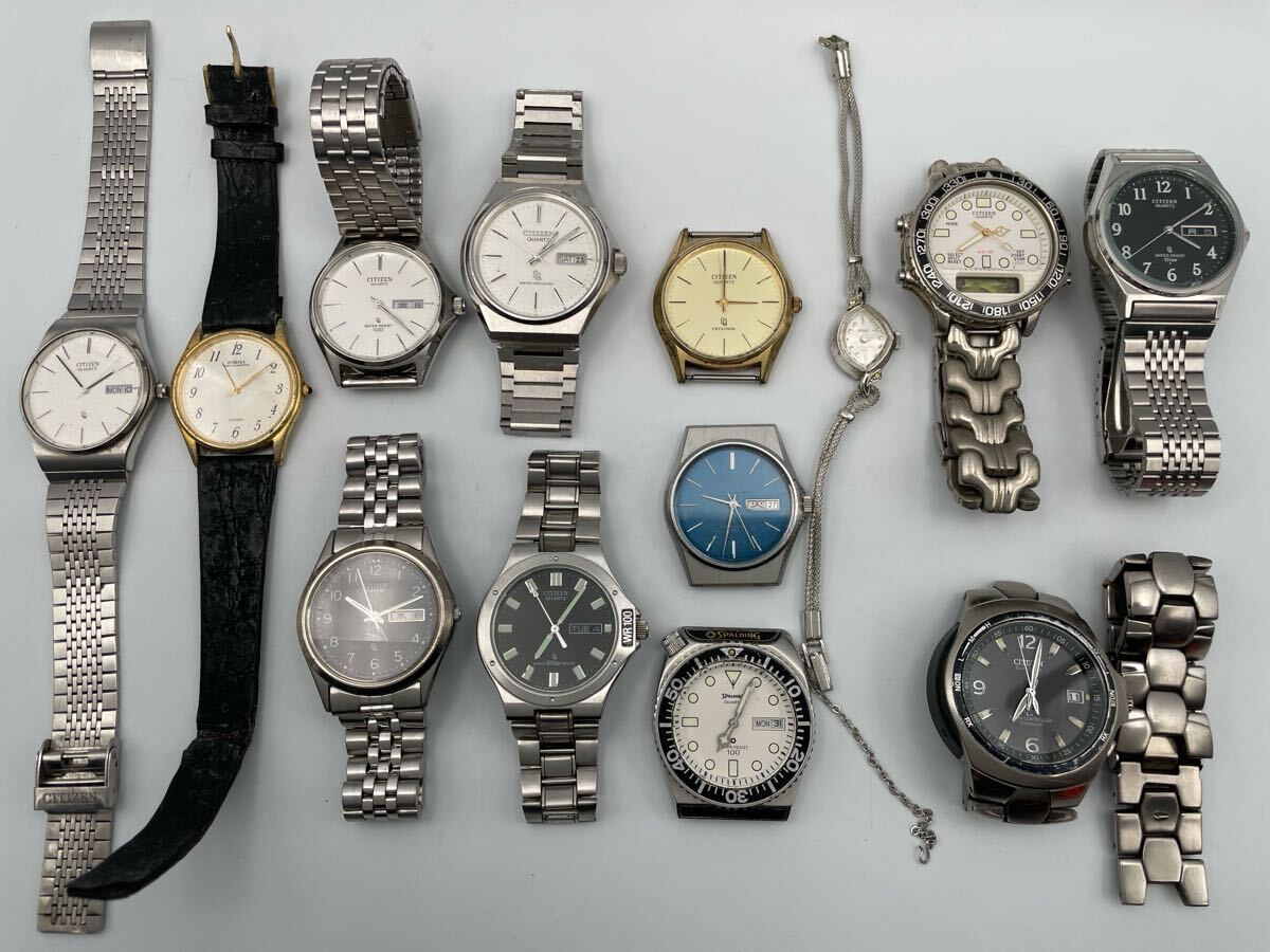 FS4479A077 CITIZEN シチズン 腕時計おまとめ 13点 クォーツ　不動　ジャンク　部品　現状品