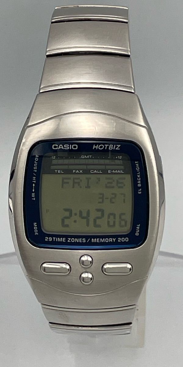 KH3569A143 稼動品 CASIO カシオ 腕時計 HOTBIZ HBZ-110 デジタル クォーツ 現状品
