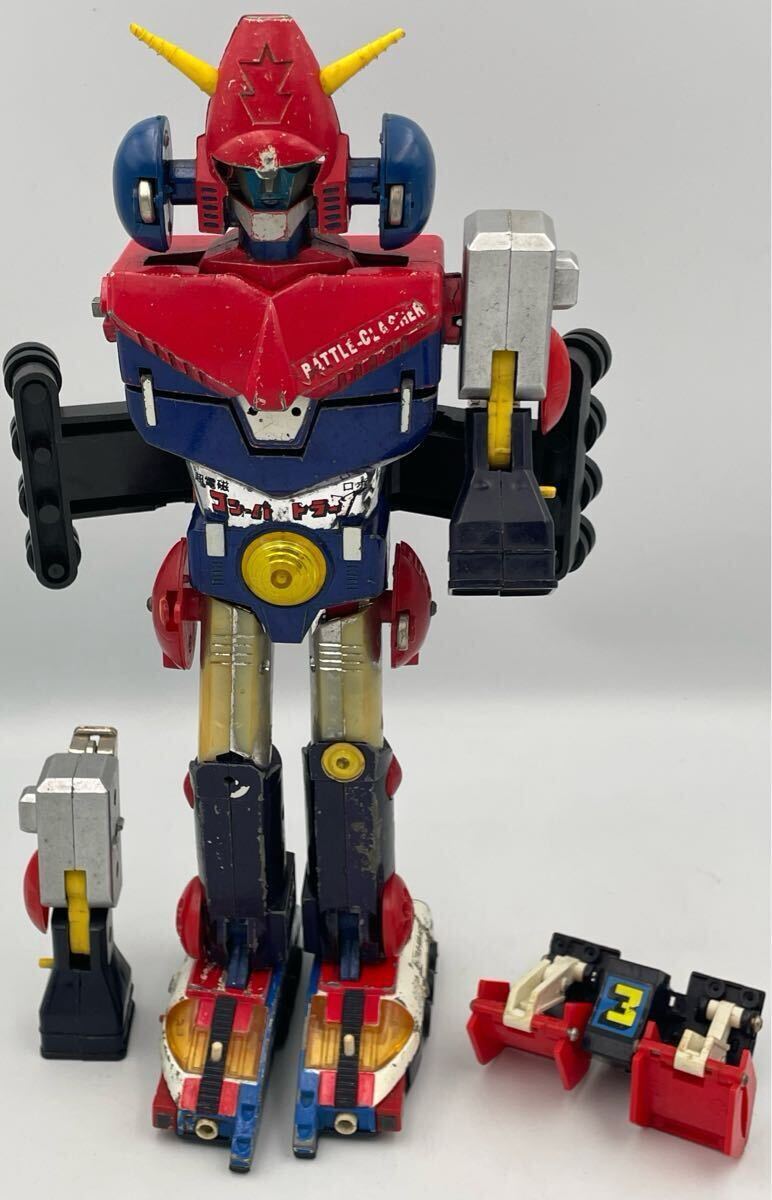 FY3503A162 超電磁ロボ コンバトラーV バトルクラフト 超合金 箱無し本体のみ ポピー 破損欠損品 ジャンク 現状品