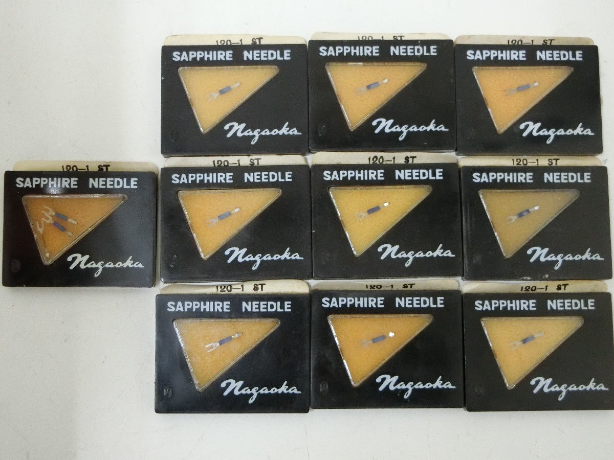 ユ■/Zク4814　ナガオカ SAPPHIRE NEEDLE 120-1 ST レコード ターンテーブル 部品 交換針