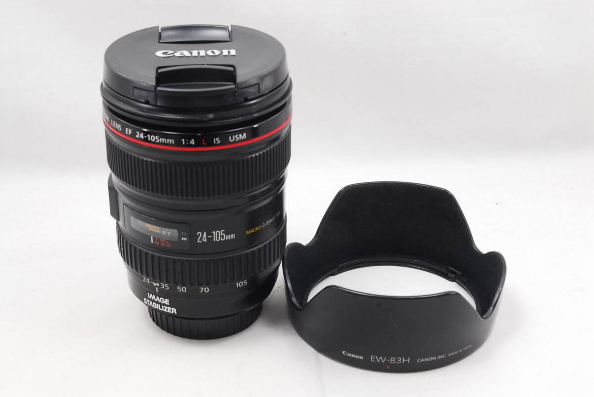 ★実用美品★ 即決 売切 格安 Canon キヤノン EF 24-105mm F4 L IS USM ズームレンズ（R8-139）