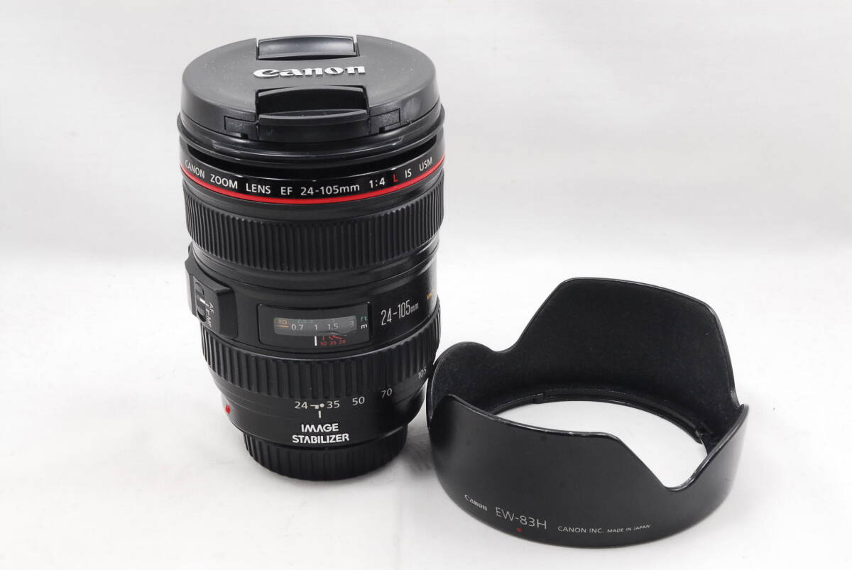 ★良品★ 即決 売切 格安 Canon キヤノン EF 24-105mm F4 L IS USM ズームレンズ（R8-190）