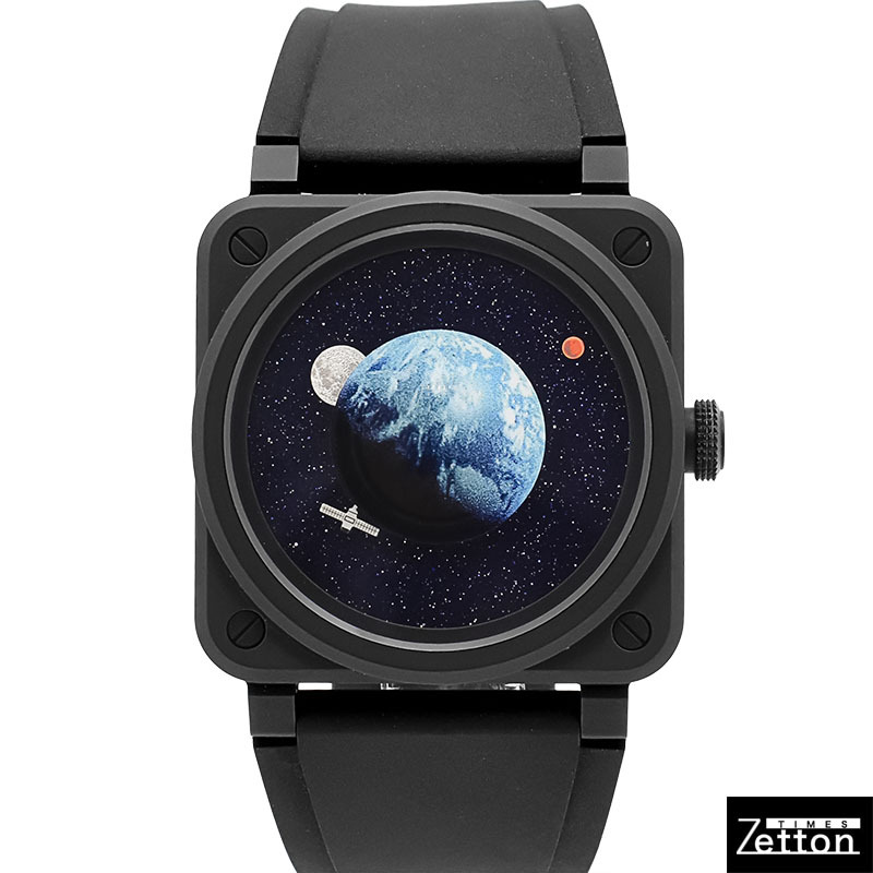 【国際保証書有り】ベル＆ロス Bell＆Ross BR-03 アストロ BR03A-EMM-CE/SRB メンズ USED 中古