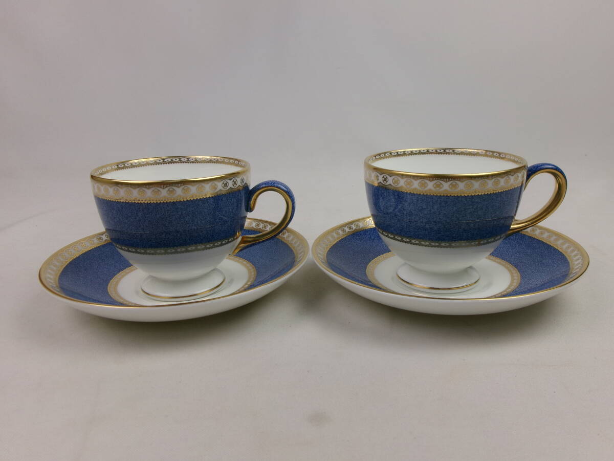 【同梱不可】　WEDGWOOD　ULANDER　カップ&ソーサー　2客　ウエッジウッド　C＆S　ペア　