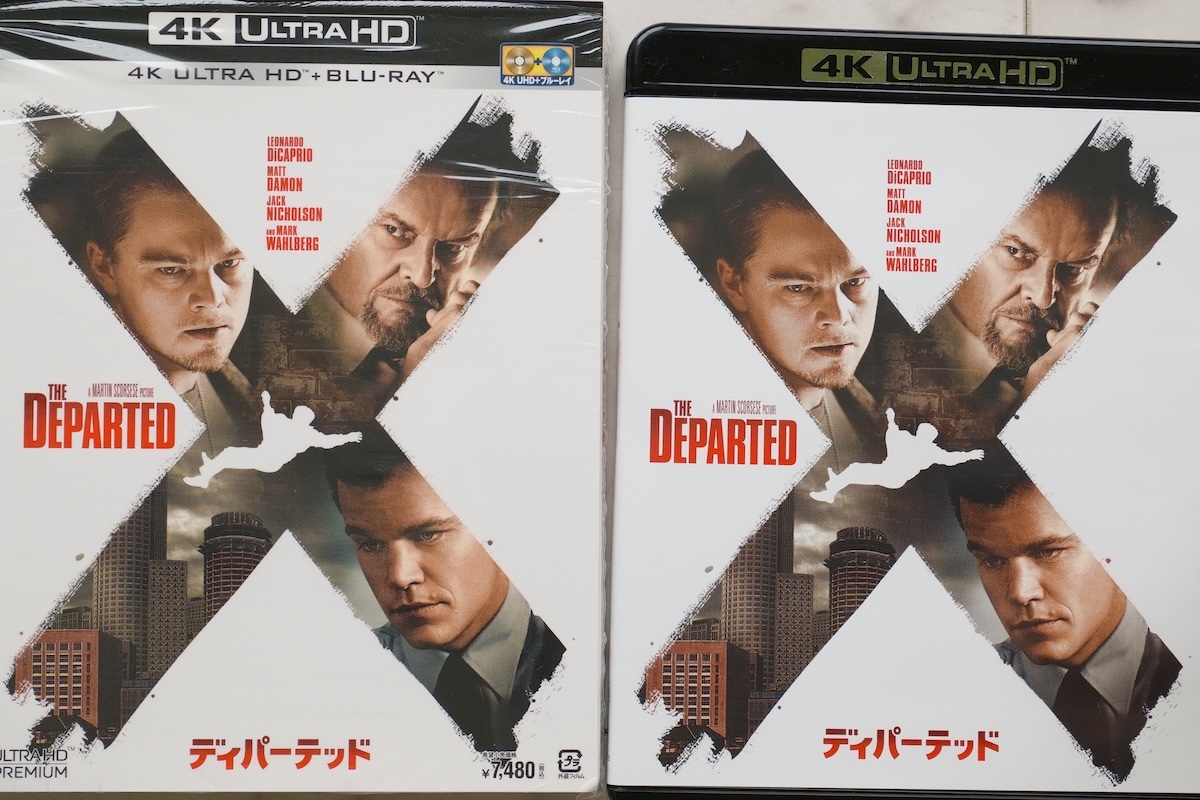 ★新品 ディパーテッド レオナルド・ディカプリオ主演 [日本正規版 4K ULTRA HD (UHD) Blu-ray+Blu-ray ２枚組]