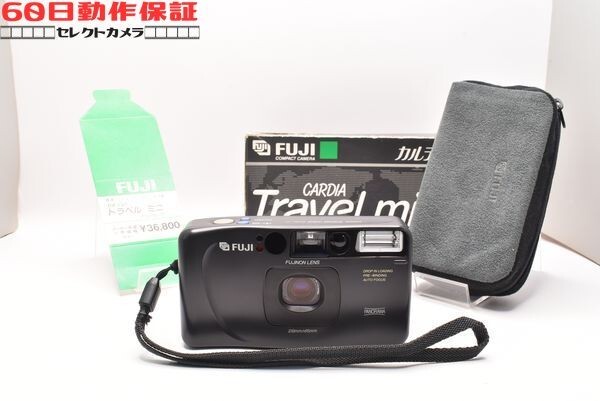 ◎60日動作保証付き！◎美品◎完全動作品◎CARDIA Travel mini DUAL-P 【FUJI・フジ】◎フィルムカメラ◎CH2603052ys