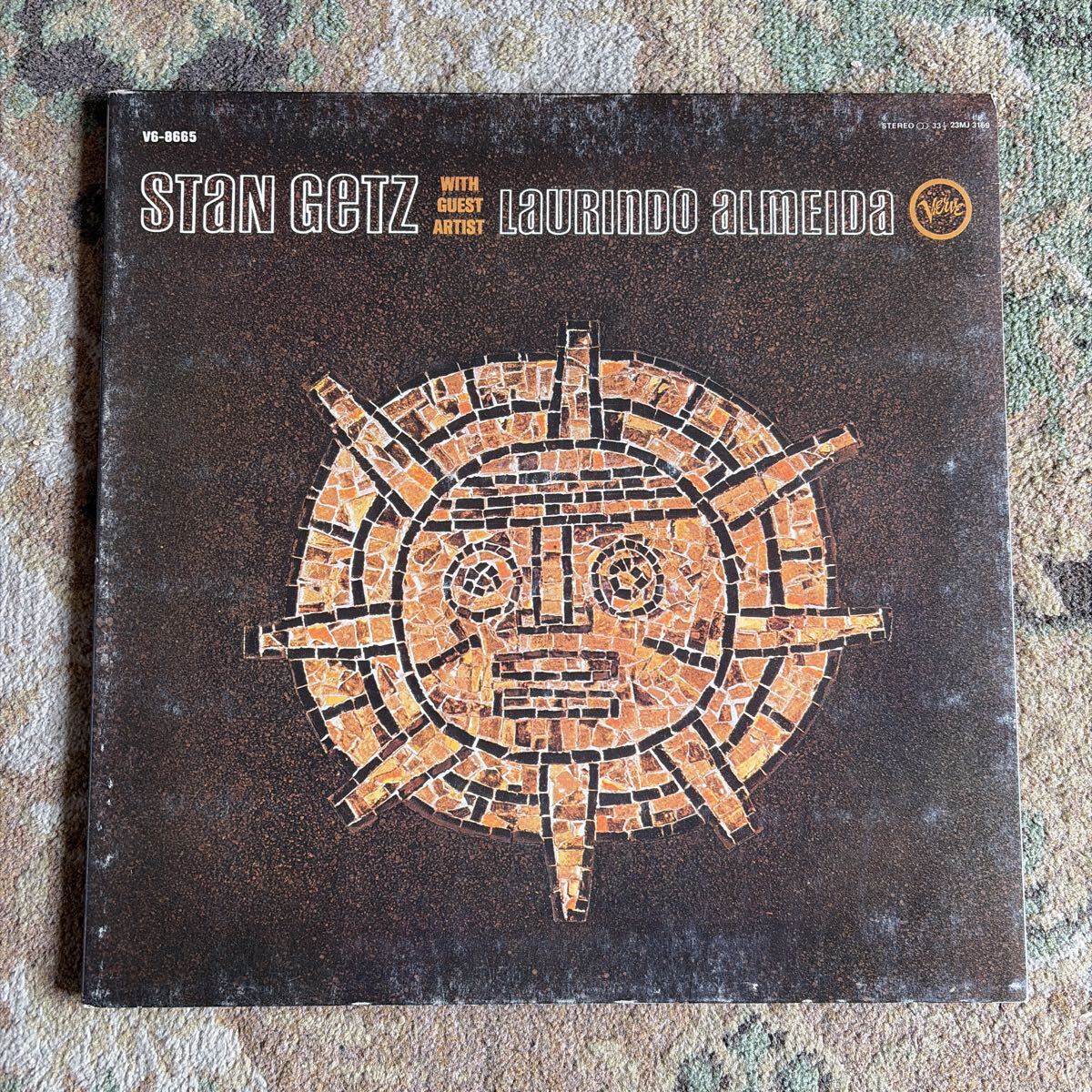 美盤! STAN GETZ with LAURINDO ALMEIDA / スタン・ゲッツ＆ローリンド・アルメイダ LPレコード 国内盤 23MJ-3159 VERVE 名盤 音質良好