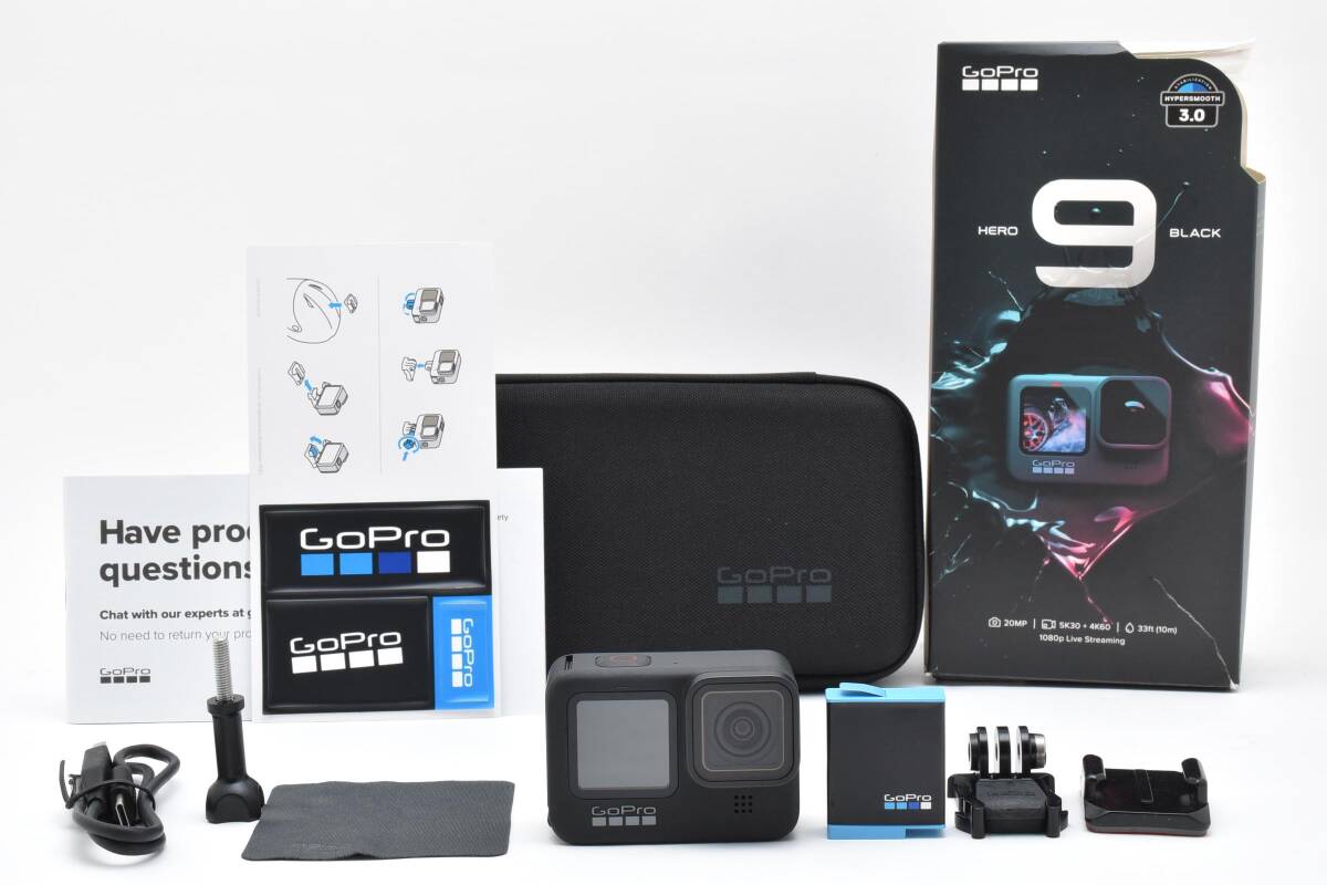 ■ 美品 ■ゴープロ　GoPro HERO 9 《元箱付き》 S260215#A-96