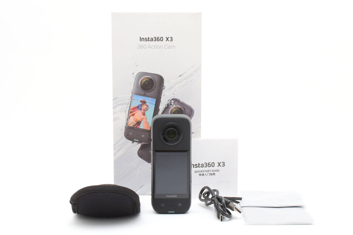■ 美品 ■インスタサンロクマル　insta360 X3 《動作良好・レンズ傷無し》 ＭＡ0310#A-135