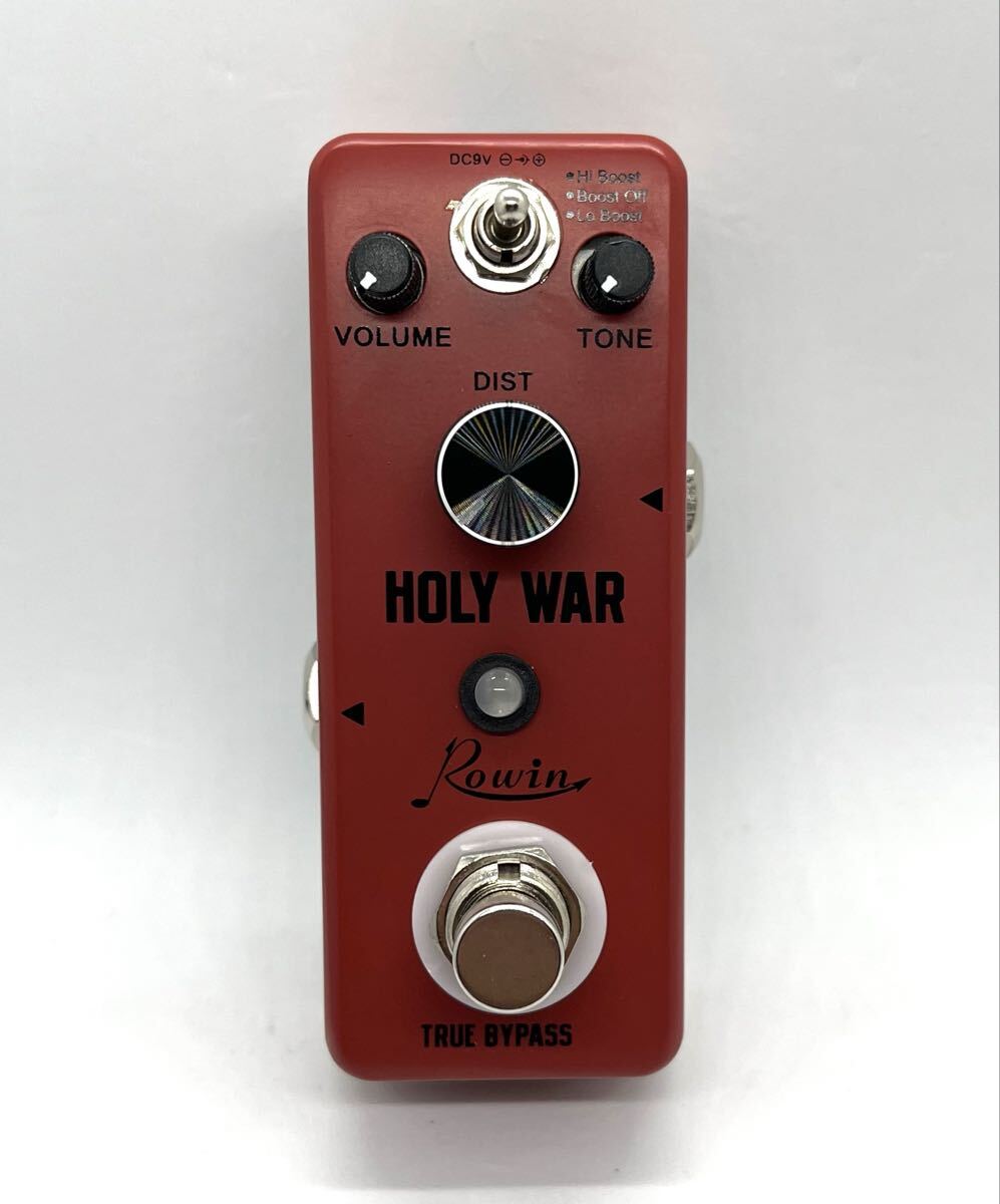 ROWIN HOLY WAR ローウィン ディストーション 歪み エフェクター ペダル ギター 未使用