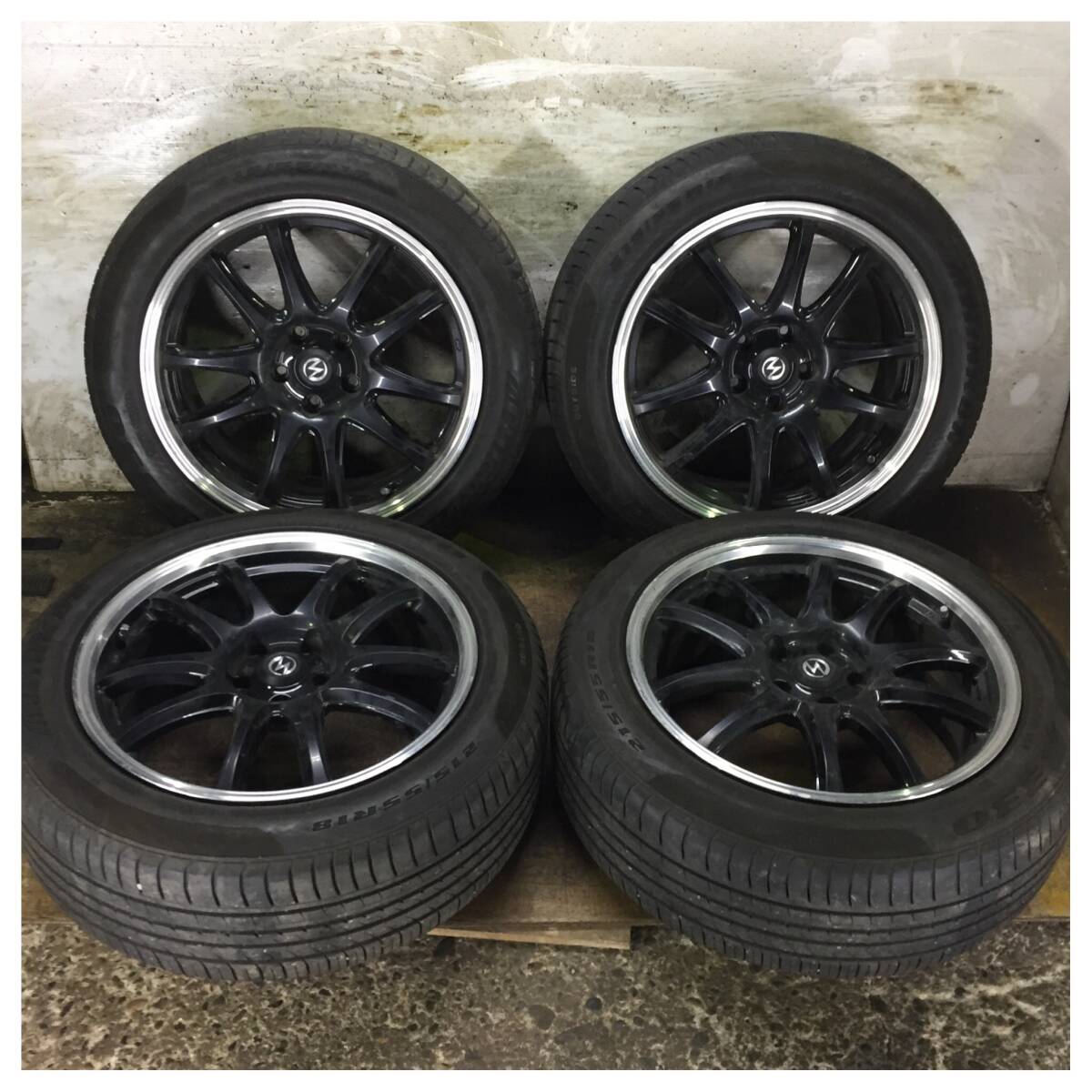 2 WINRUN　R330 215/55R18 2024年製 9分目 MPV CX-30 MX-30 等 *10953