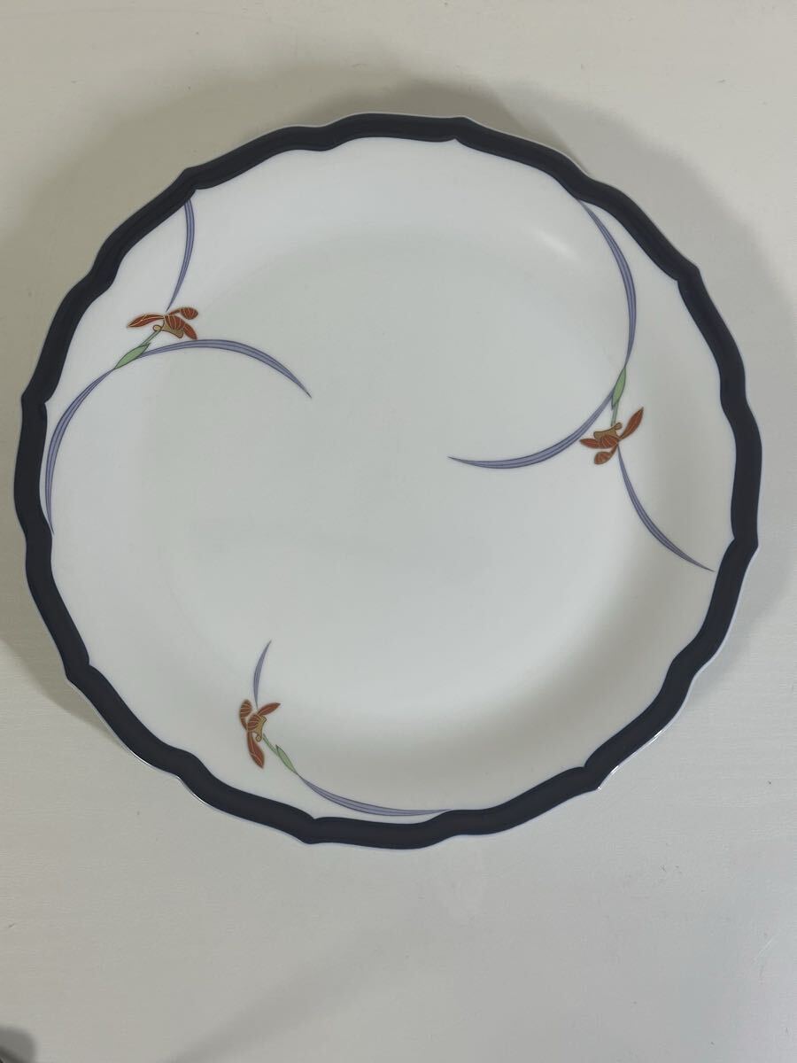 香蘭社 オーキッドレース ディナー皿 直径約30.0cm 大皿 有田焼 大プレート 盛皿 ブランド