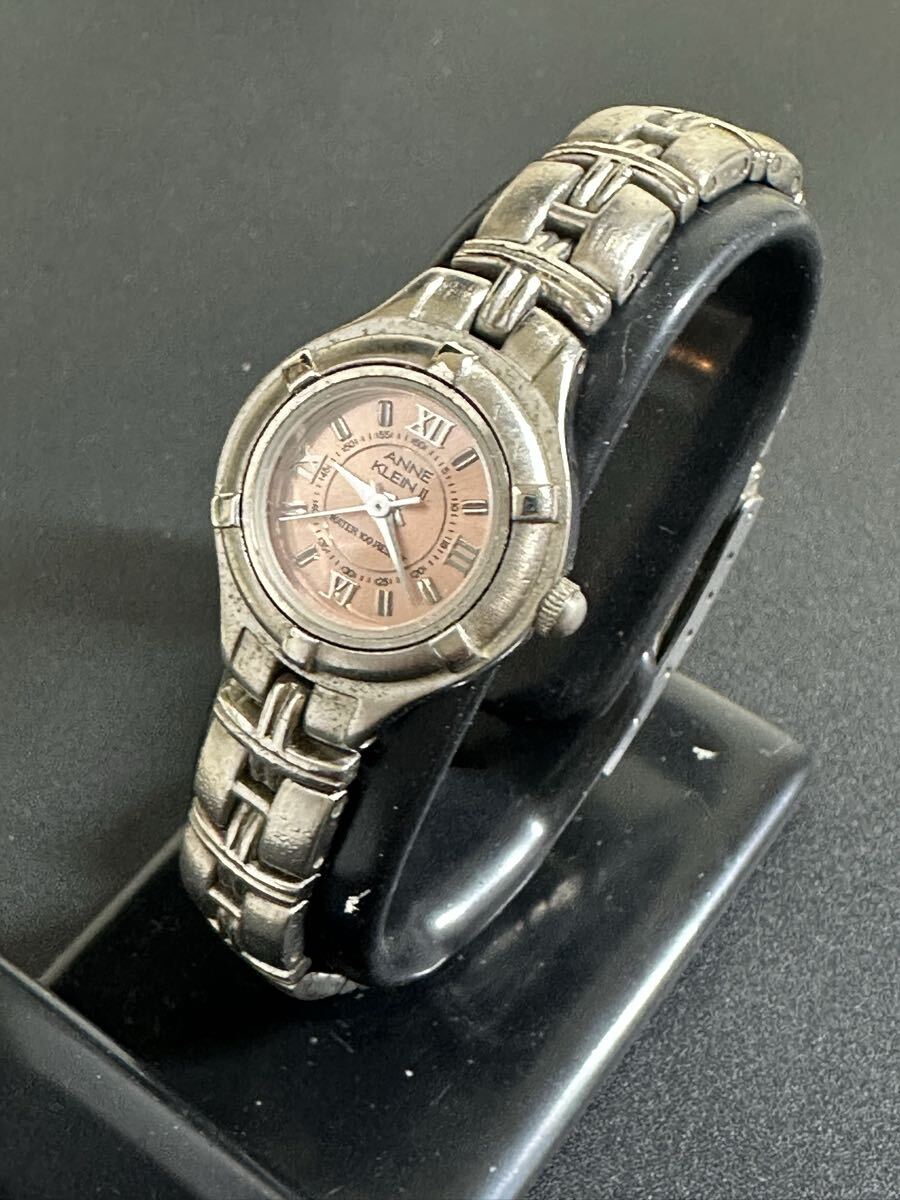 ANNE KLEIN Ⅱ アンクライン2 753 ラウンド 3針 レディース用 腕時計 クォーツ 動作未確認