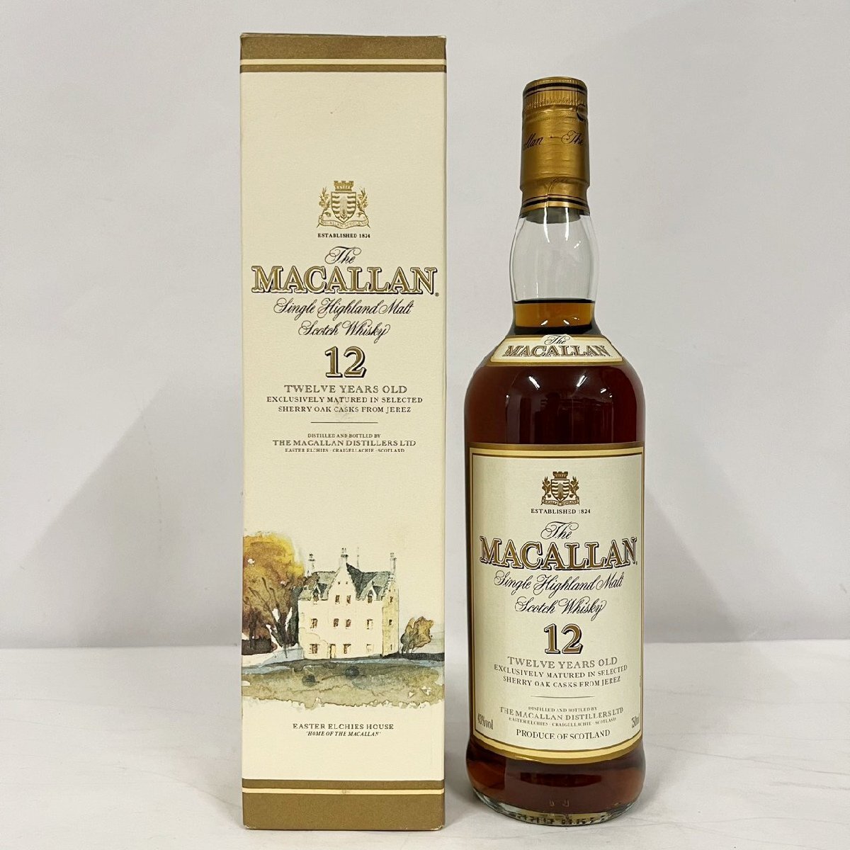 【未開栓】THE MACALLAN マッカラン 12年 旧ボトル マチュアード シェリーオークカスク 750ml 43% 箱付き スコッチ ウィキ― 酒