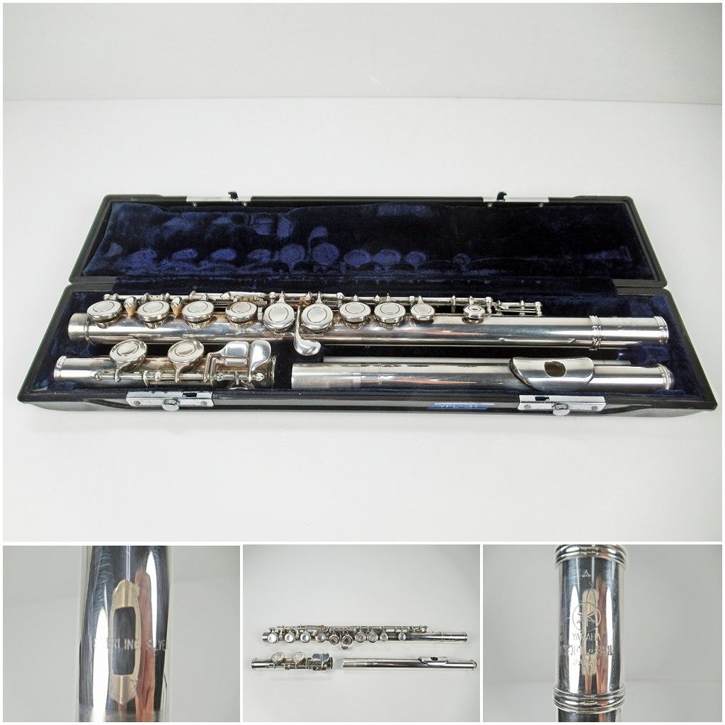 ◆[C68]YAMAHA　ヤマハ　フルート　YFL-31　スターリングシルバー　専用ケース付き　管楽器
