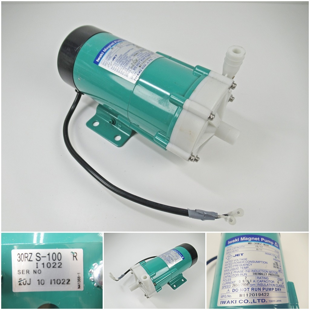 ◆[C67]Iwaki　イワキ　マグネットポンプ　Magnet Pump　ポンプ　MD-30RZ-N28　動作確認済