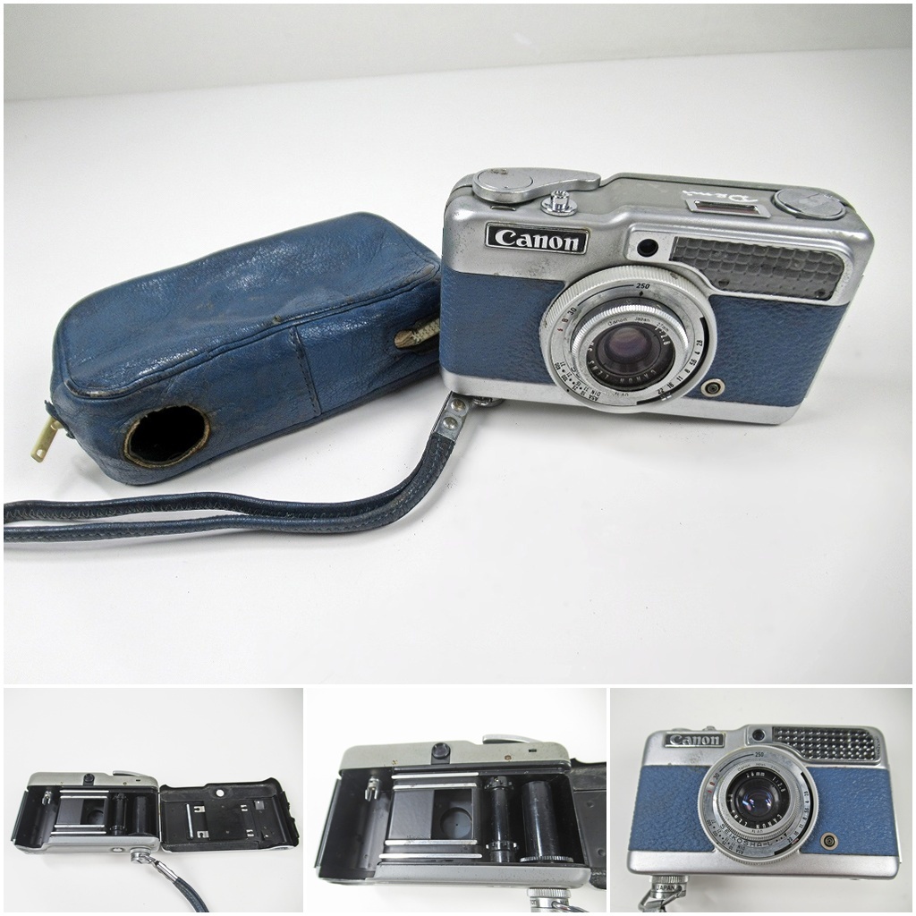 ☆[C85]Canon　キヤノン　Demi　デミ　フィルムカメラ　28mm F2.8　ハーフカメラ　シャッター確認　現状品