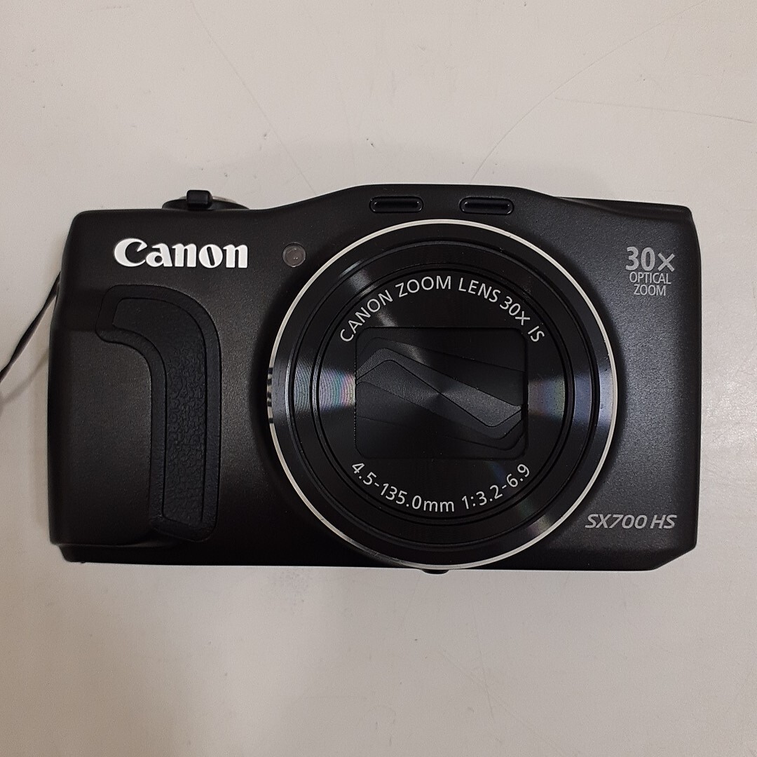 Canon キャノン PowerShot SX700 HS Wi-Fi ブラック コンパクトデジタルカメラ 本体とバッテリーのみ 通電動作未確認 現状品
