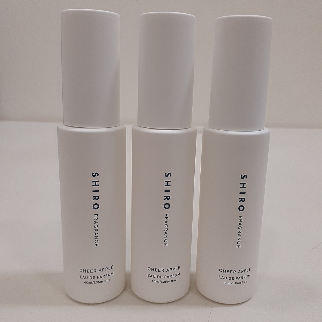 残量多め 3本まとめ/ SHIRO シロ フレグランス チアアップル オードパルファン 40ml 香水