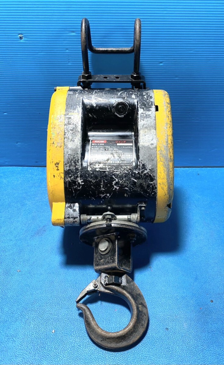 B404 ★RYOBI リョービ ウインチ WI-125 部品取り ジャンク品
