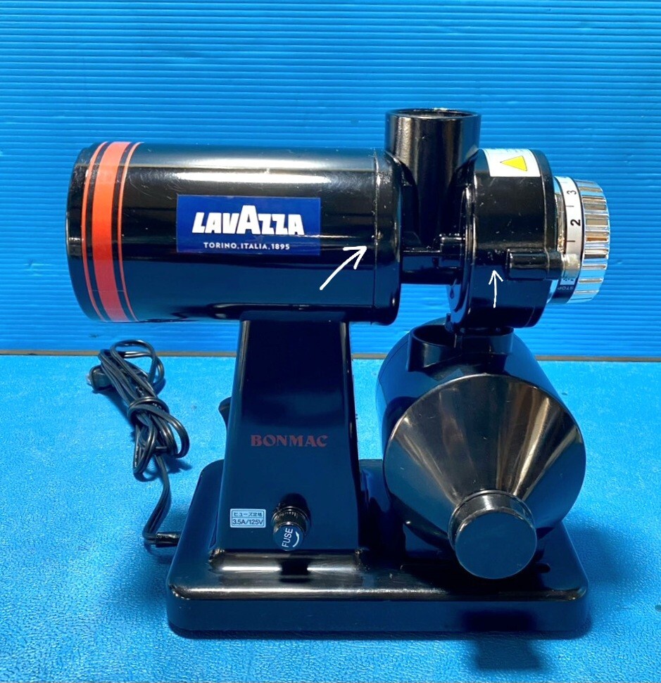 B385 ★ラッキーコーヒーマシン COFFEE MILL コーヒーミル 品番 BM-250N 2017年製 AC100V 50/60Hz ジャンク品