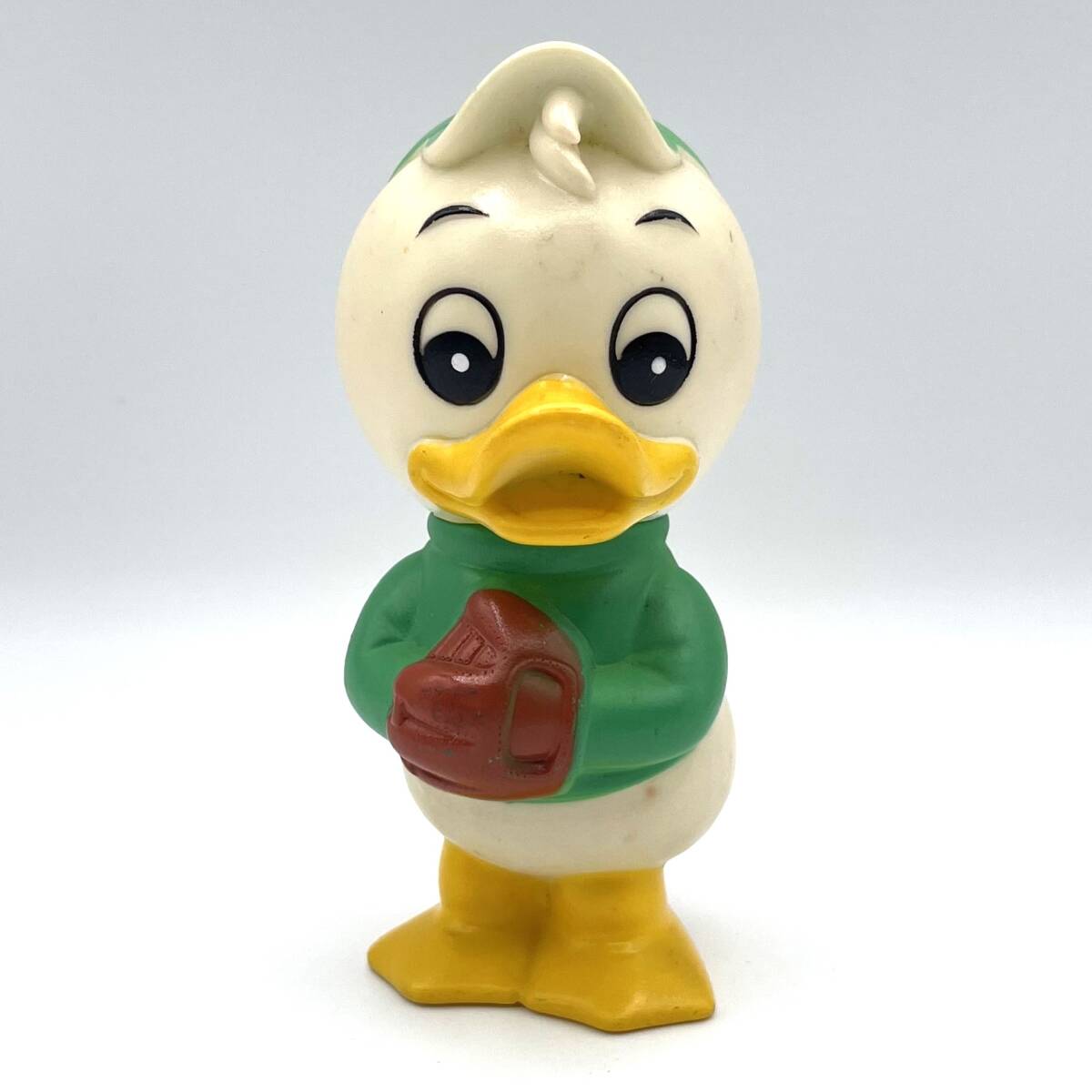 □【昭和レトロ】 三菱銀行 ルーイ ソフビ 貯金箱 Disney ウォルト ディズニー フィギュア 非売品 ノベルティ 当時物 アンティーク 約11cm