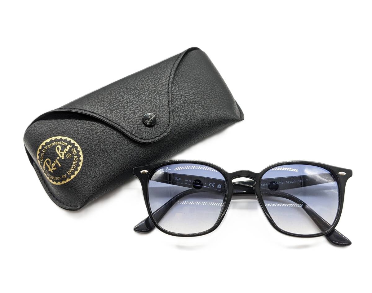 ■Ray-Ban レイバン RB4258-F 601/19 サングラス ブルー グラデーション レンズ 52□20 150 ケース アイウェア